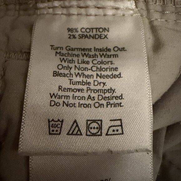 Eddie Bauer Pants Womens 14 Green Corduroy Stretch Modern Straight Casual Ladies - Picture 6 of 8